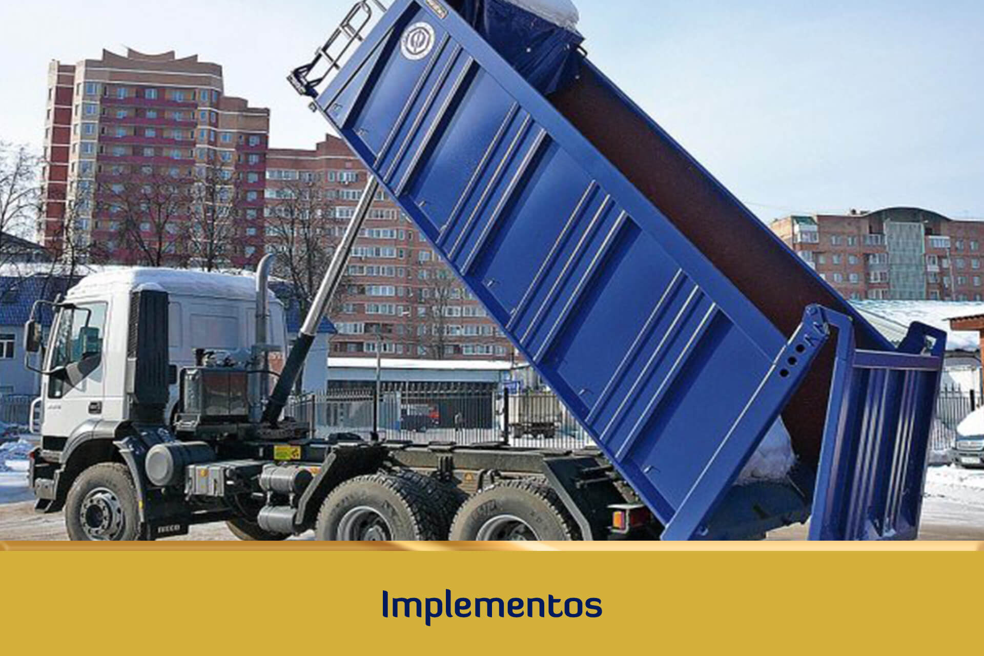 Campo de aplicação - Implementos